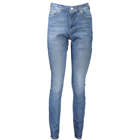 Tommy Hilfiger Blue Cotton Women's Skinny Jean