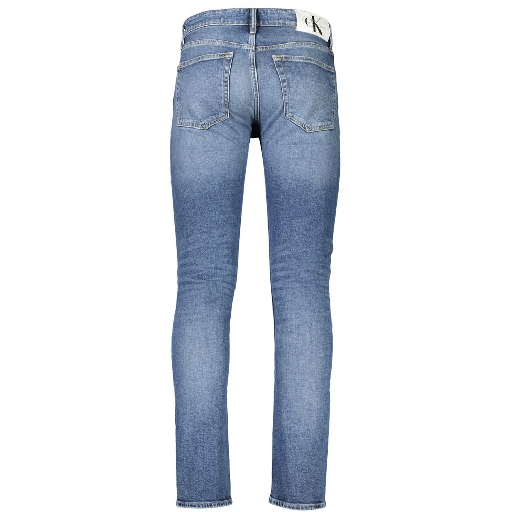 Calvin Klein Blue Cotton Men Jeans