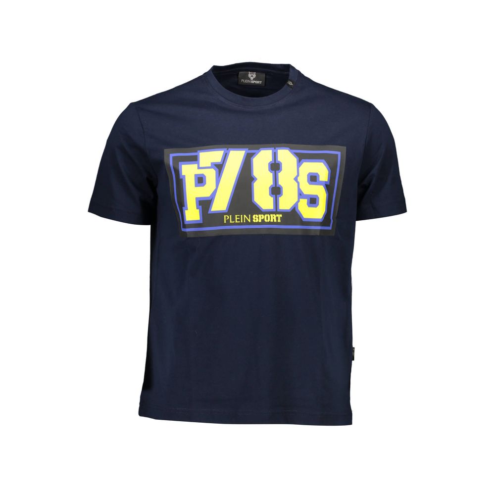 Plein Sport Blue Cotton T-Shirt
