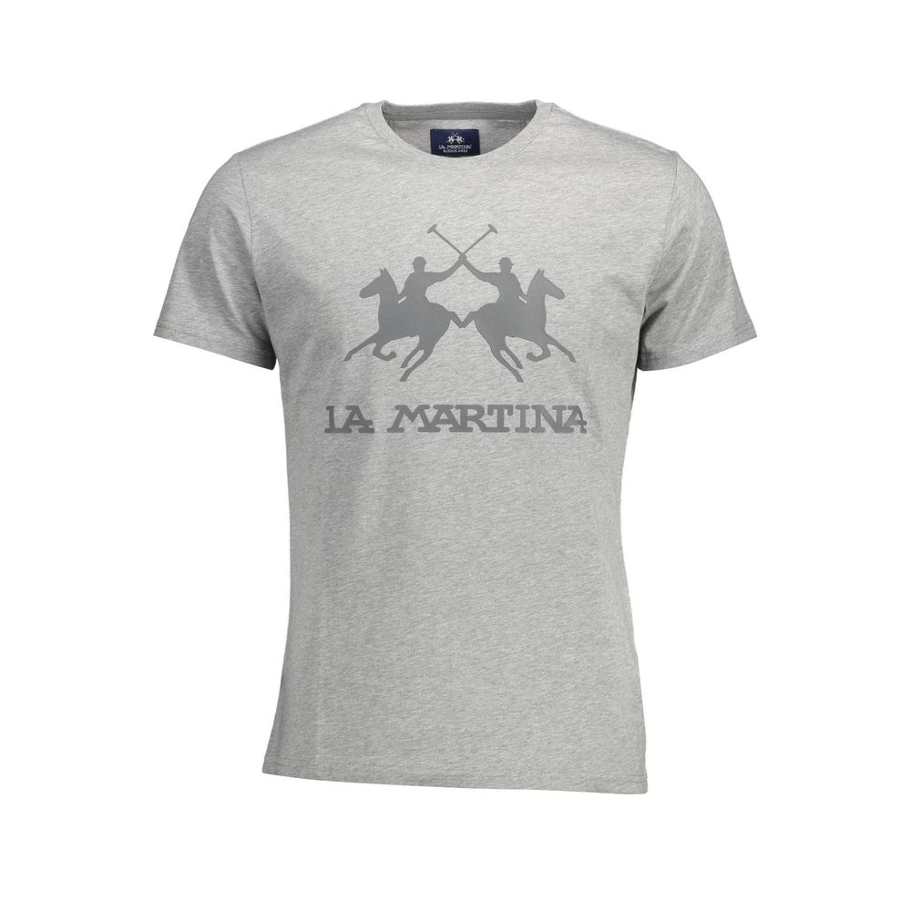 La Martina Brown Cotton Men T-Shirt