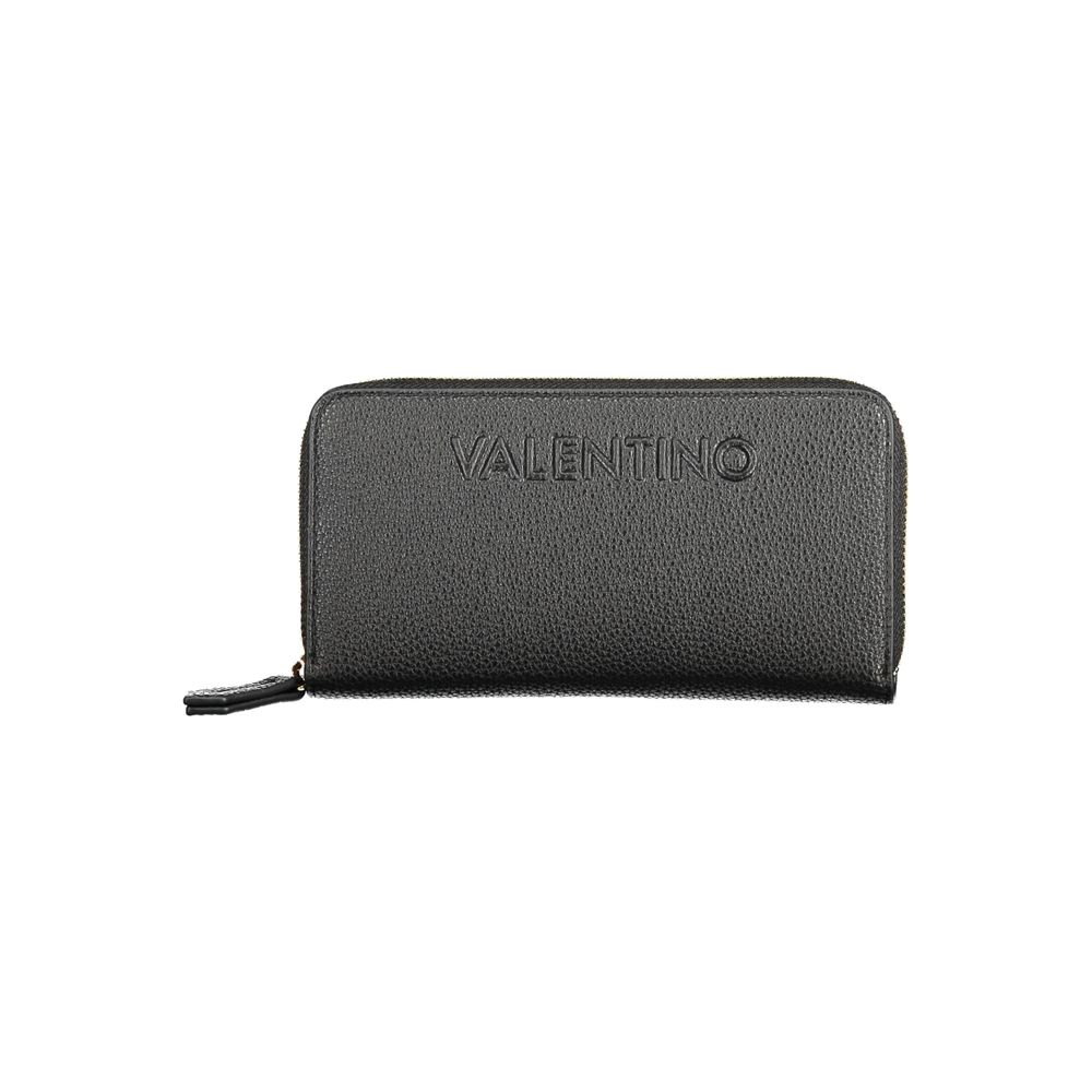 Mario Valentino Black Polyurethane Women Wallet