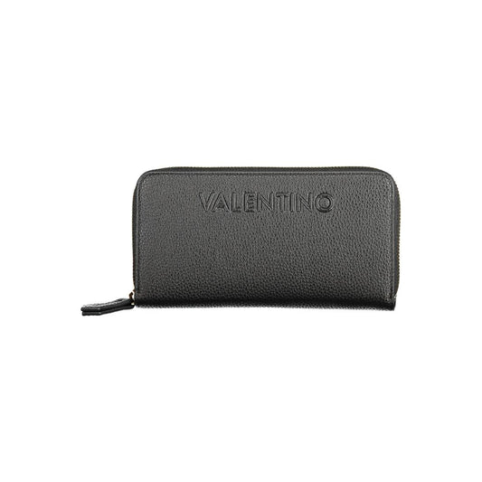 Mario Valentino Black Polyurethane Women Wallet