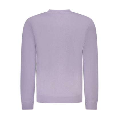 Hugo Boss Purple Cotton Men Sweater