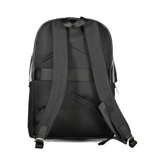 Calvin Klein Black Polyester Men Backpack