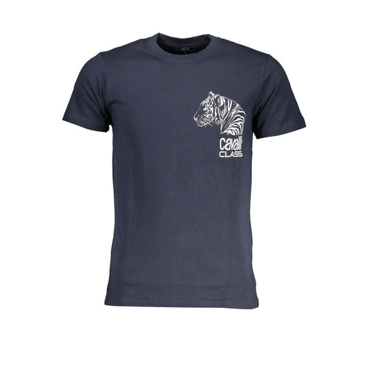 Cavalli Class Blue Cotton Men's T-Shirt