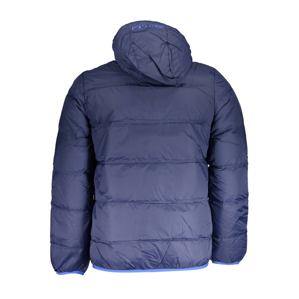 La Martina Blue Polyamide Men Jacket