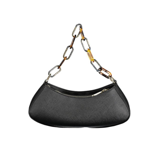 Mario Valentino Black Polyethylene Handbag