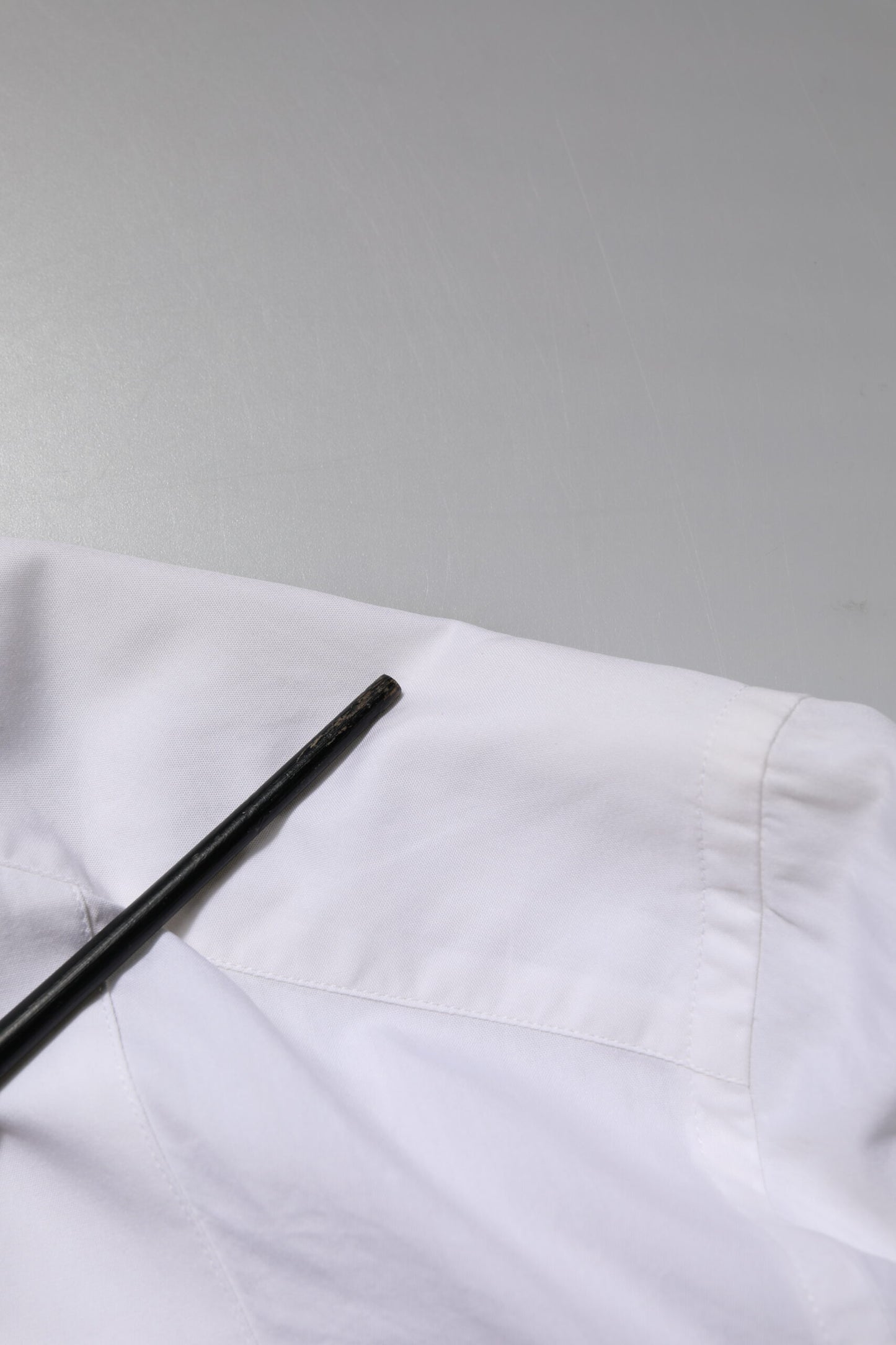 Dolce & Gabbana White GOLD Cotton Poplin Dress Formal Shirt