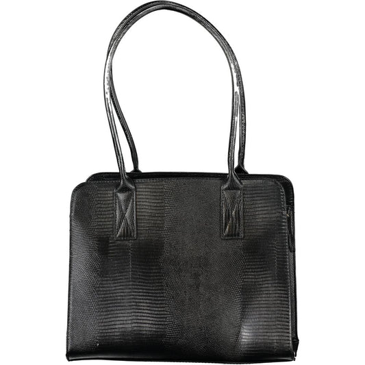 Mario Valentino Black Polyurethane Women's Bag