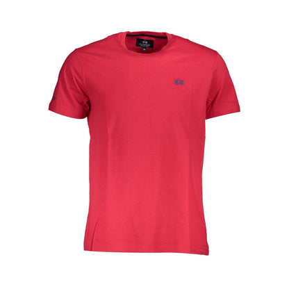 La Martina Red Cotton T-Shirt
