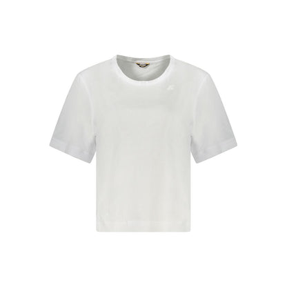 K-WAY White Cotton Women T-Shirt