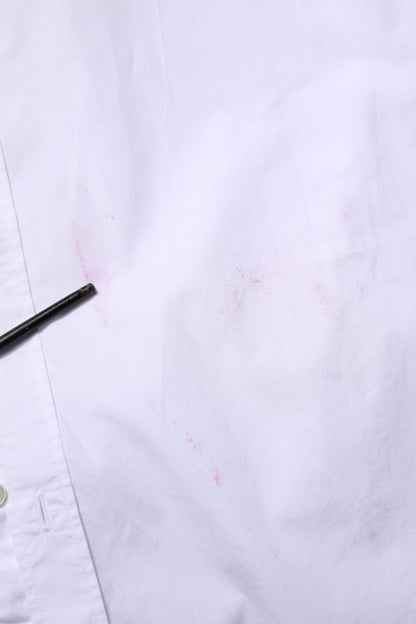 Dolce & Gabbana White Cotton Long Sleeves Dress Formal Shirt