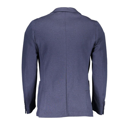 Gant Blue Cotton Men Jacket