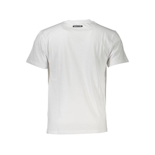 Cavalli Class White Cotton T-Shirt