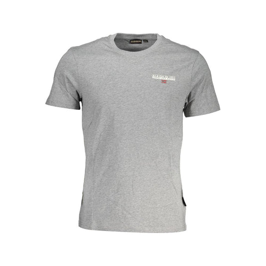 Napapijri Gray Cotton T-Shirt
