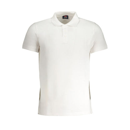 Norway 1963 White Cotton Men Polo Shirt