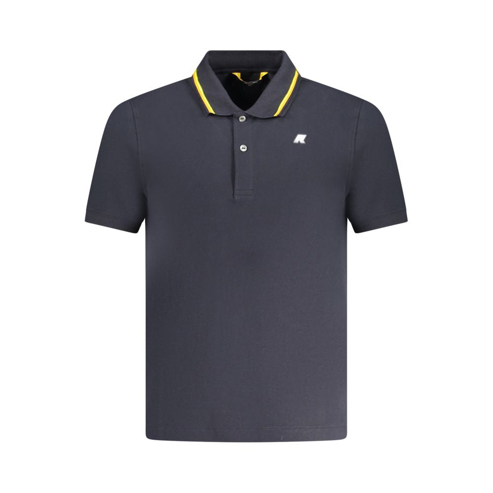 K-WAY Blue Cotton Men Polo