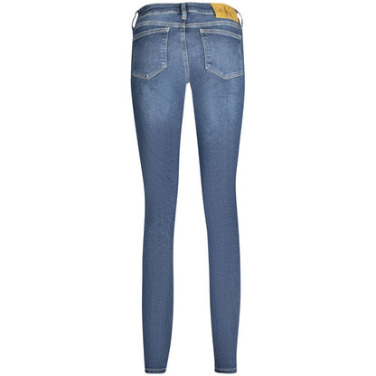 Calvin Klein Blue Cotton Women Jeans