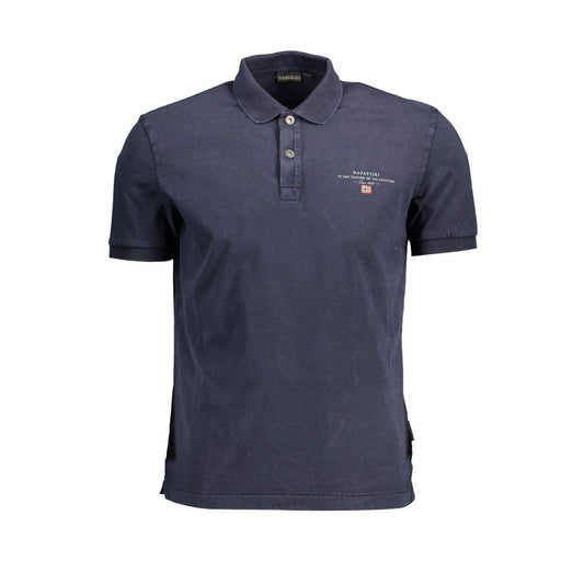 Napapijri Blue Cotton Polo Shirt