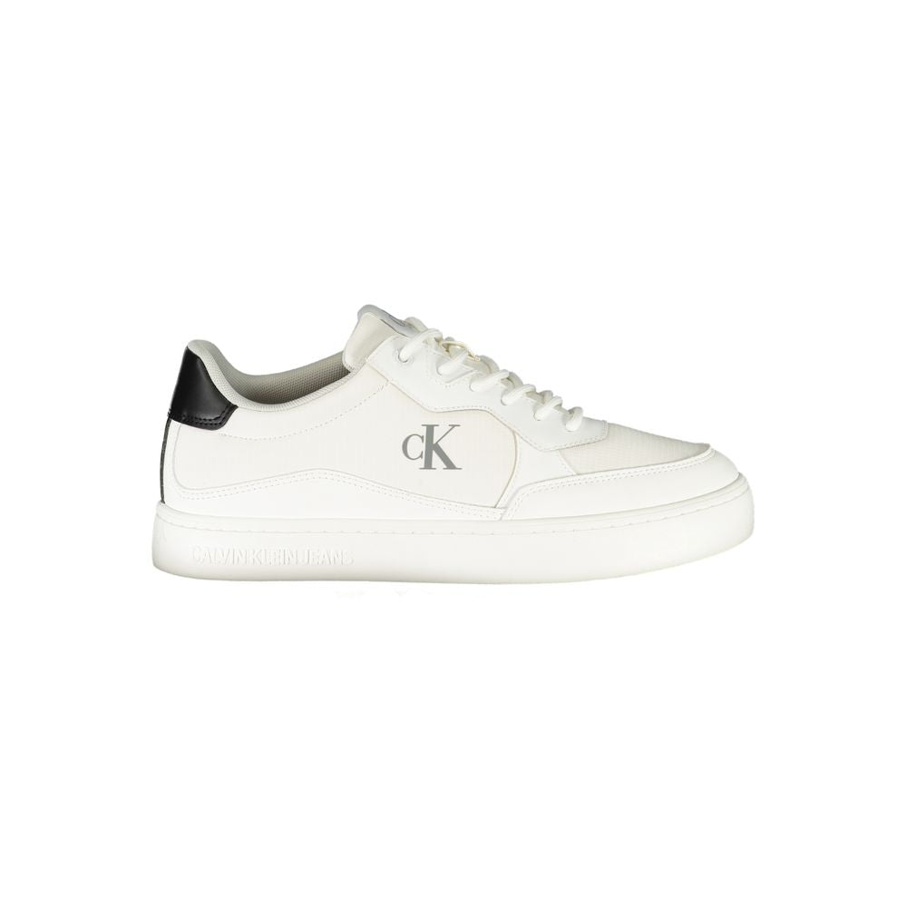 Calvin Klein White Polyester Men Sneaker