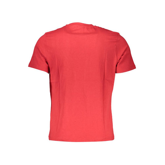 North Sails Red Cotton Men T-Shirt