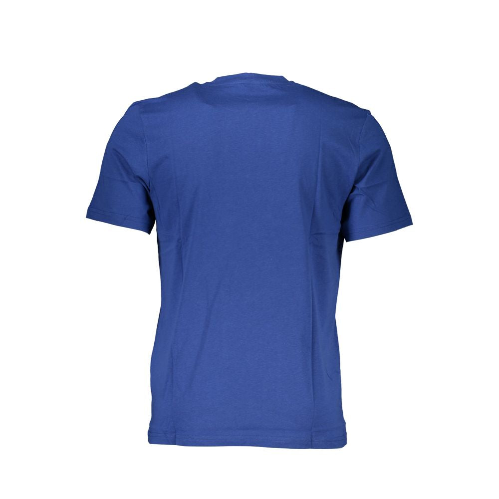 North Sails Blu Cotton Men T-Shirt