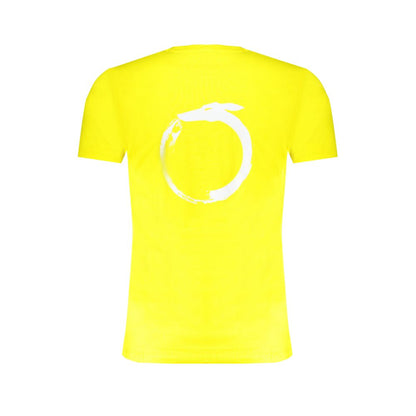 Trussardi Yellow Cotton Men T-Shirt