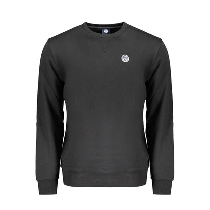North Sails Black Cotton Men Sweater