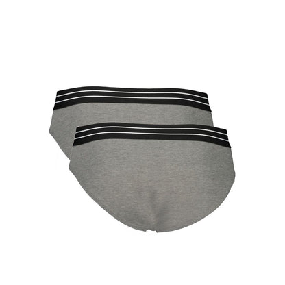 Cavalli Class Grigio Cotton Men's Underwear
