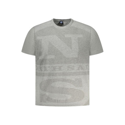 North Sails Brown Cotton Men T-Shirt