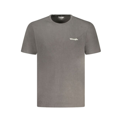 Wrangler Black Cotton Men's T-Shirt
