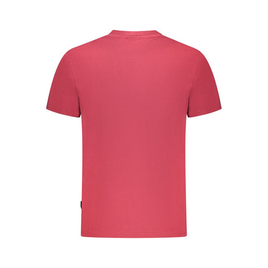 Napapijri Red Cotton Men T-Shirt