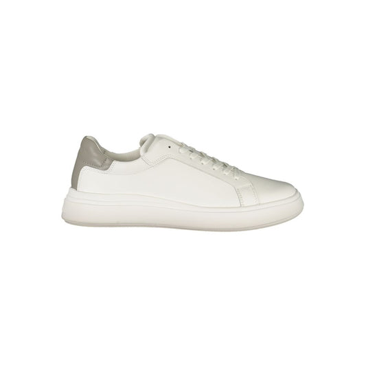 Calvin Klein White Polyester Sneaker