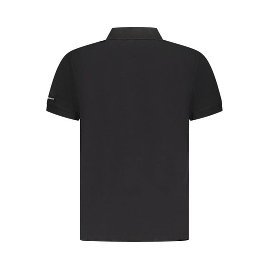Trussardi Black Cotton Men Polo Shirt