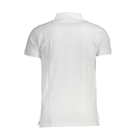 Norway 1963 White Cotton Men Polo Shirt