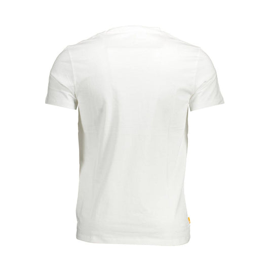 Timberland White Organic Cotton Men T-Shirt