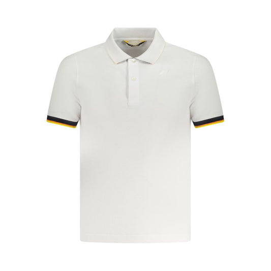K-WAY White Cotton Men's Polo Shirt
