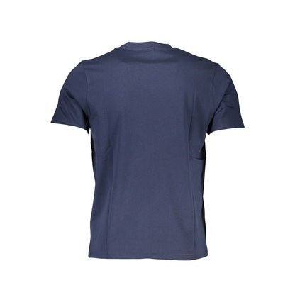 North Sails Blue Cotton Men T-Shirt