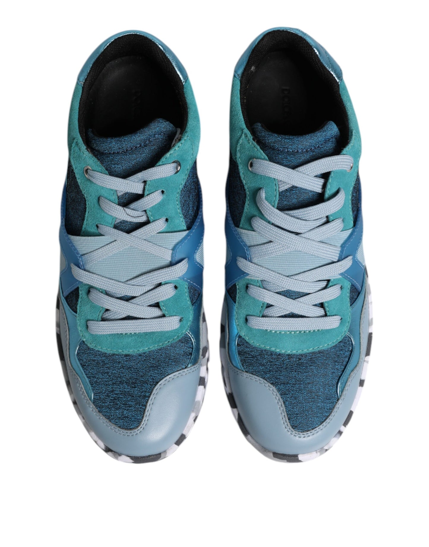 Dolce & Gabbana Multicolor Lace Up Low Top Men Sneakers Shoes