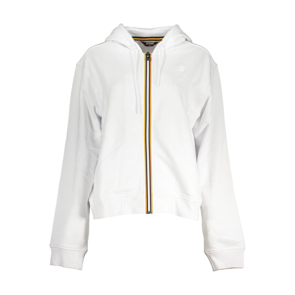 K-WAY White Cotton Women Sweater