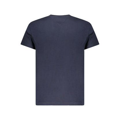 Tommy Hilfiger Blue Cotton Men T-Shirt