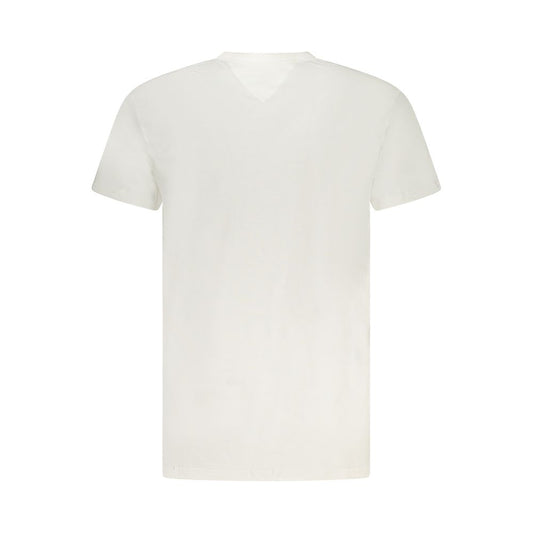 Tommy Hilfiger White Cotton Men T-Shirt