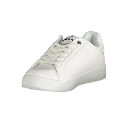 Gas White Polyester Women Sneaker