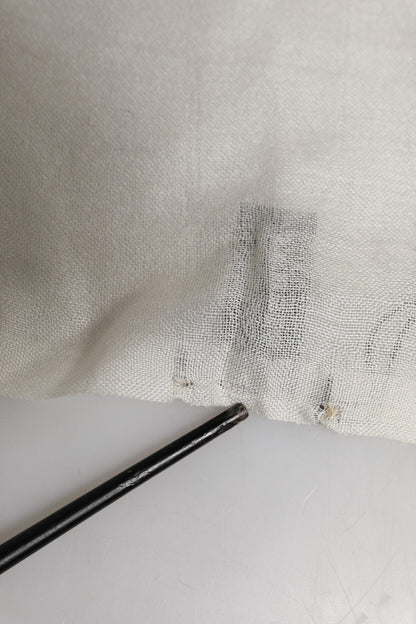 Dolce & Gabbana White Cashmere Neck Warmer Wrap Shawl Scarf