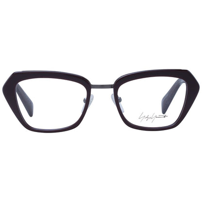 Yohji Yamamoto Burgundy Metal & Plastic Glasses (Frames)