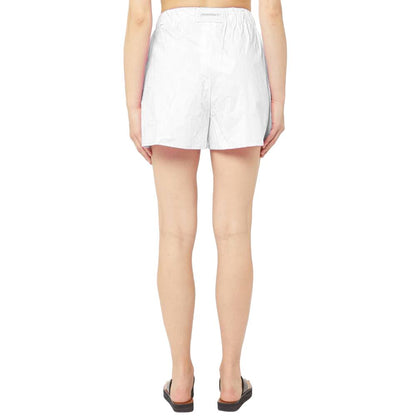 Hinnominate White Cotton Short