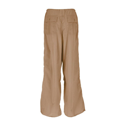 Hinnominate Brown Nylon Women Trouser