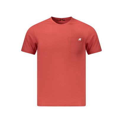 K-WAY Red Cotton Men T-Shirt