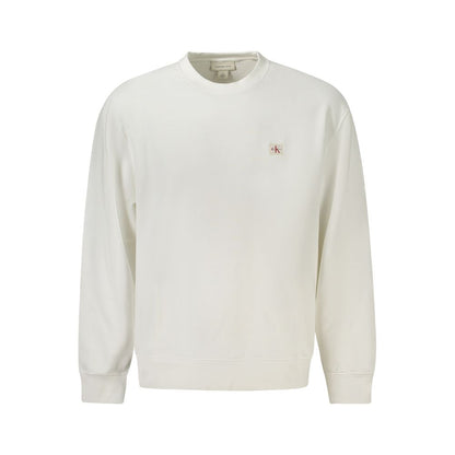 Calvin Klein White Cotton Men Sweater