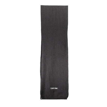 Calvin Klein Black Cotton Women Scarf